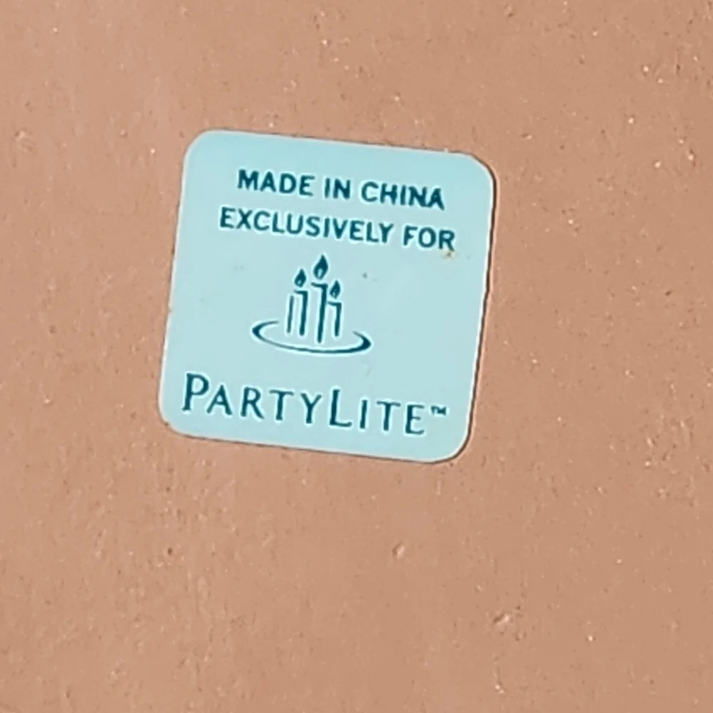 PartyLite Terracotta Frog Prince Princess Candle Holder - Picture 7 of 13